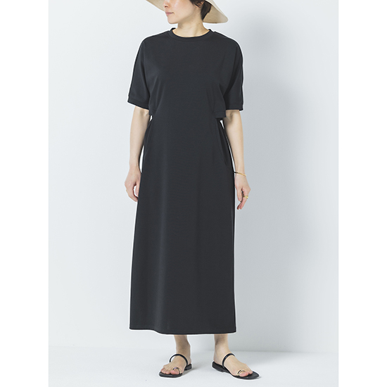 Dignite Collier]【ウォッシャブル】ウエストカッティングワンピース