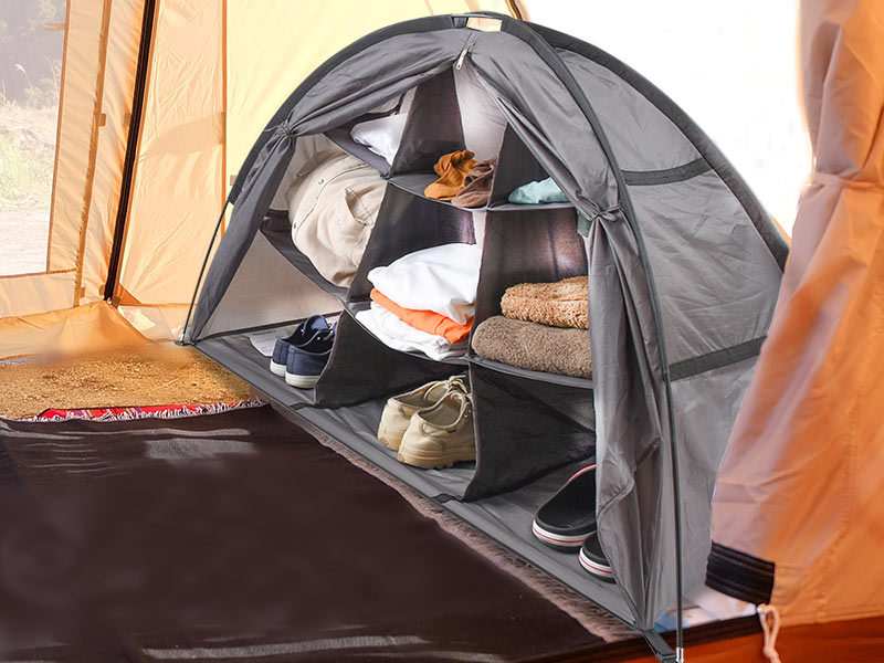 アウトドアでスッキリ収納「折りたたみテントラック」 | 【公式