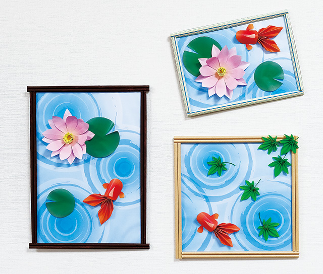 睡蓮と金魚 - クラフト