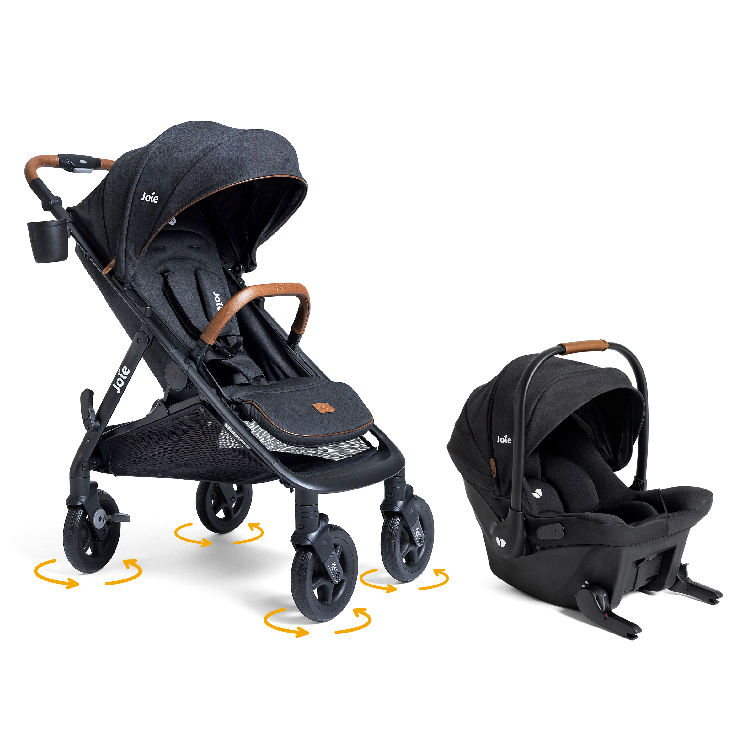 Caraway™ Whirl and Mint Latch™ Travel System | Joie Baby US