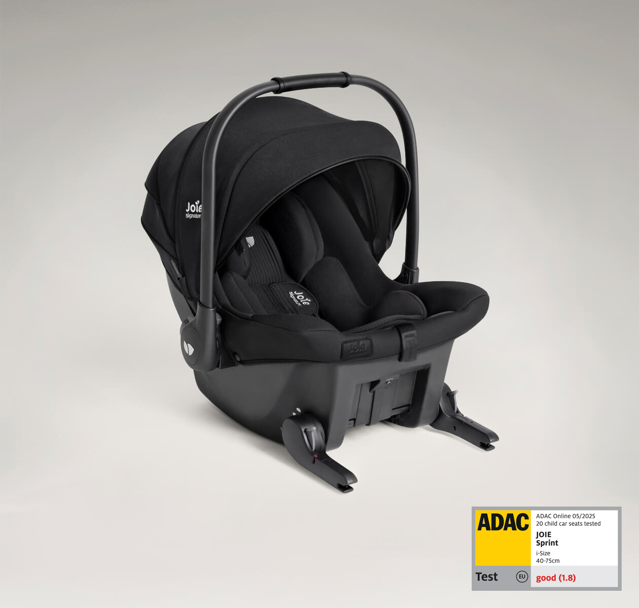Joie Signature sprint | Integrated ISOFIX baby car seat | ADAC tested
