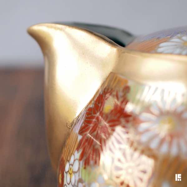 送料無料】 湯呑 ポット急須 金花詰 セット / 湯のみ 急須 ポット 日本