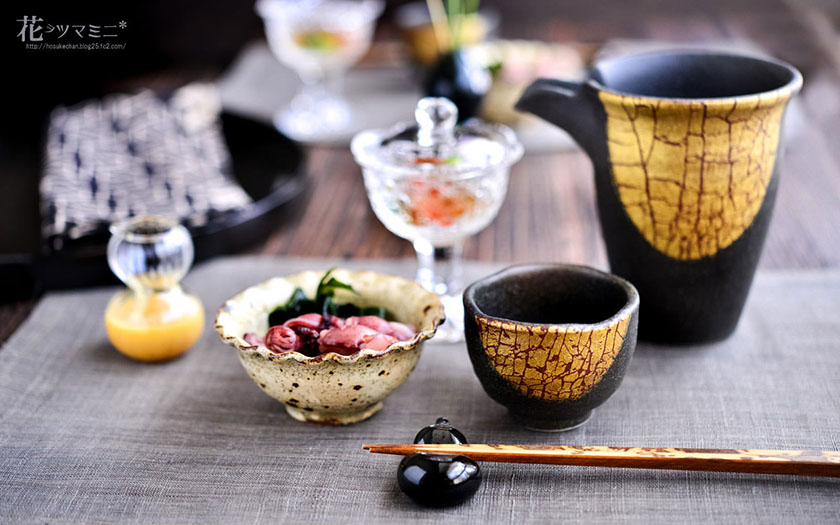 送料無料】 酒器セット 金箔彩 / プレゼント 男性 酒器揃え ぐい呑み