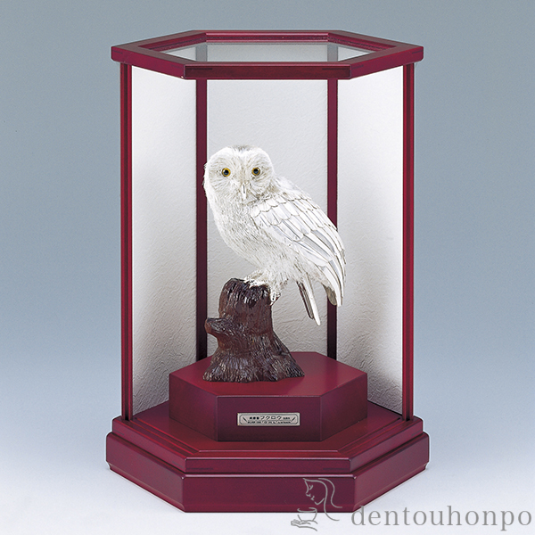 送料無料】 銀製 フクロウ C 130g / 高級 コレクション 美術品 工芸品