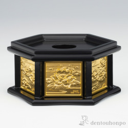 送料無料】 純金 小判 菊花双祥鶴 50g 桐箱名入れ無料 / 光則（金工芸