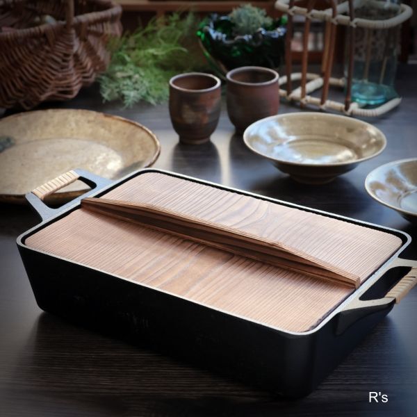 OIGEN 及源鋳造 南部盛栄堂 長方形おでん鍋 未使用品 (u810