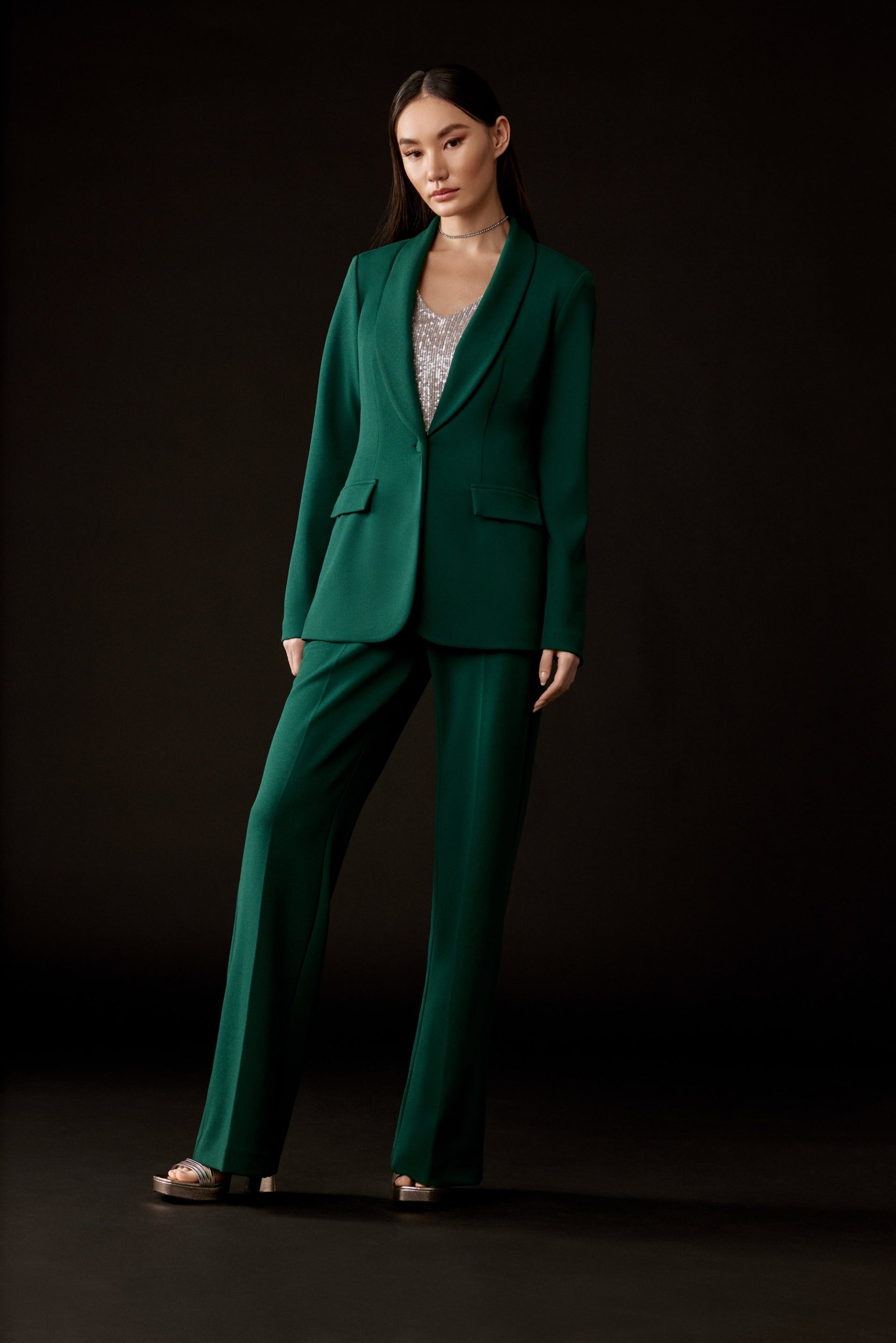 Joseph Ribkoff Absolute Green Fitted Blazer Style 233786 – DECABANA
