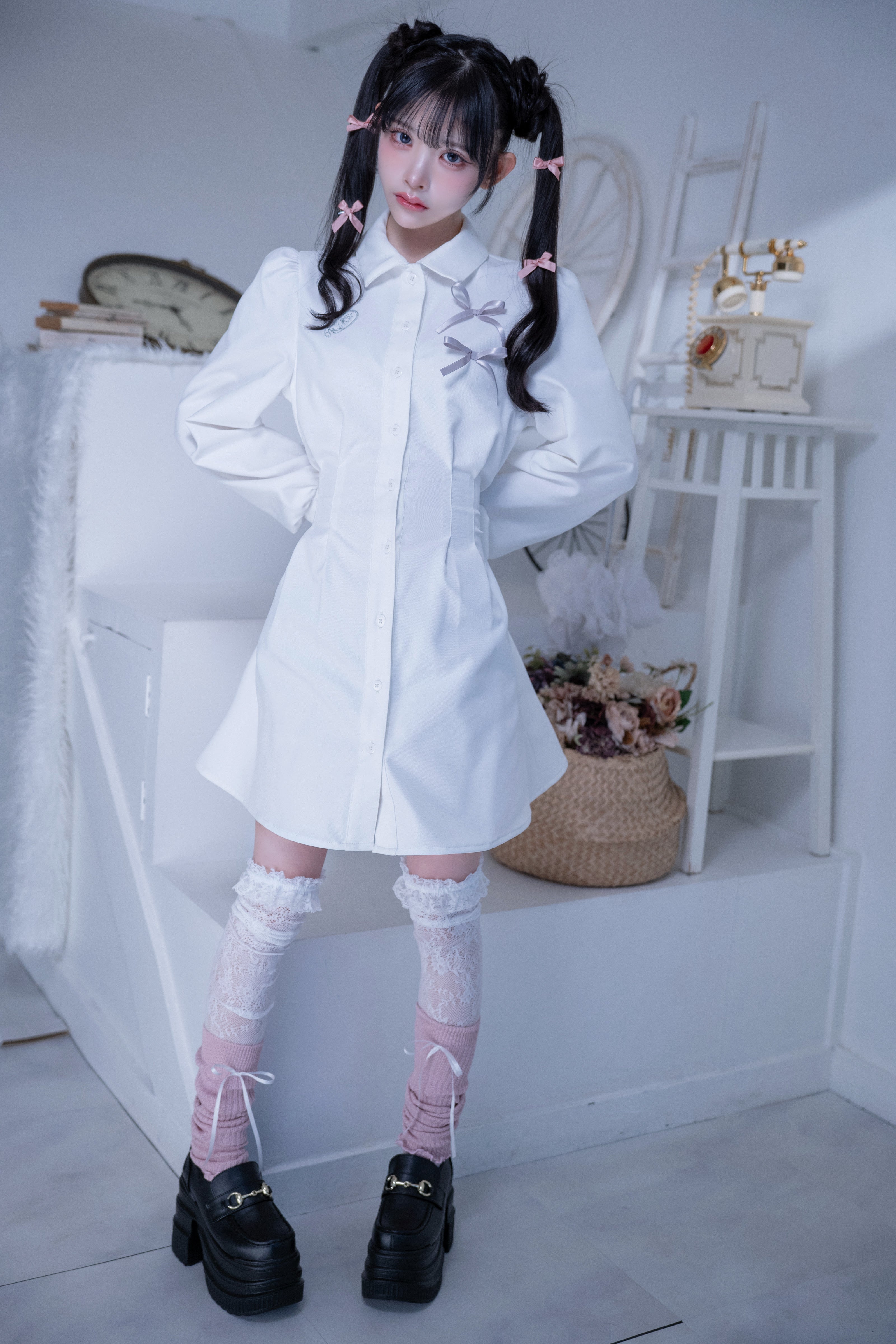 dependoll doll ruffle puff one piece 白