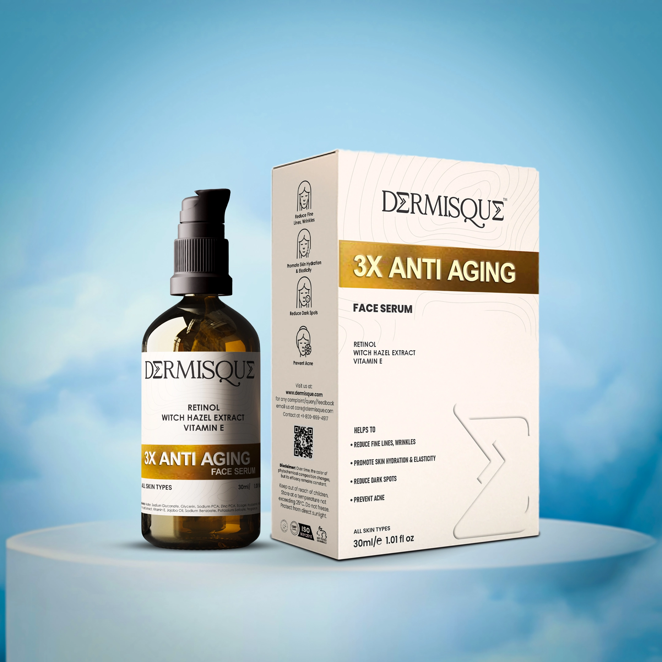 Anti Ageing Serum for Face| Dermisque for Smoother Skin