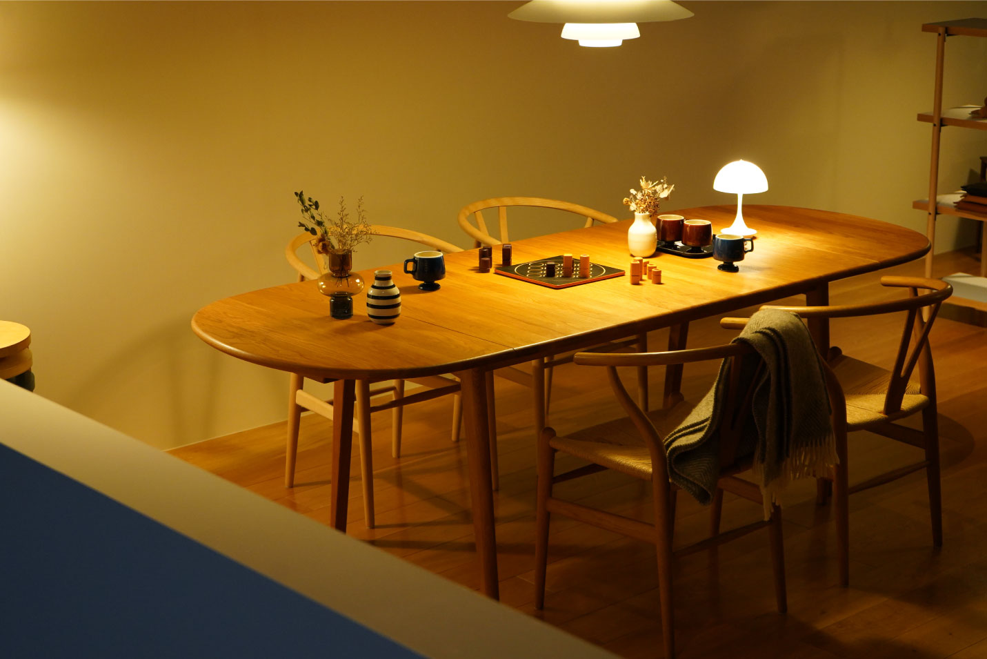 CH006 ダイニングテーブル 236x90 オーク オイルフィニッシュ CARL