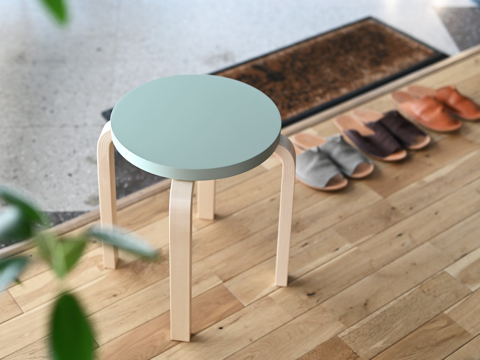 artek (アルテック) STOOL E60（スツールE60） 4本脚 ラッカー