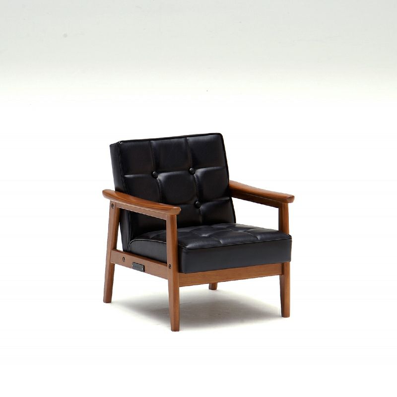 カリモク60 Kチェア 1シーター ワイド モケットグリーン［W36141QW