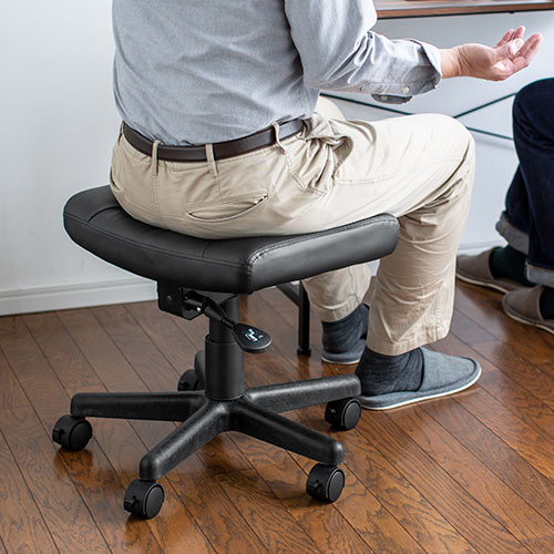 オットマン リラックス足置き台 ストッパー付きキャスター仕様 角度