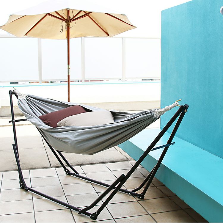 大人気 組立簡単 シフラス 2WAY 自立式ポータブルハンモック 室内