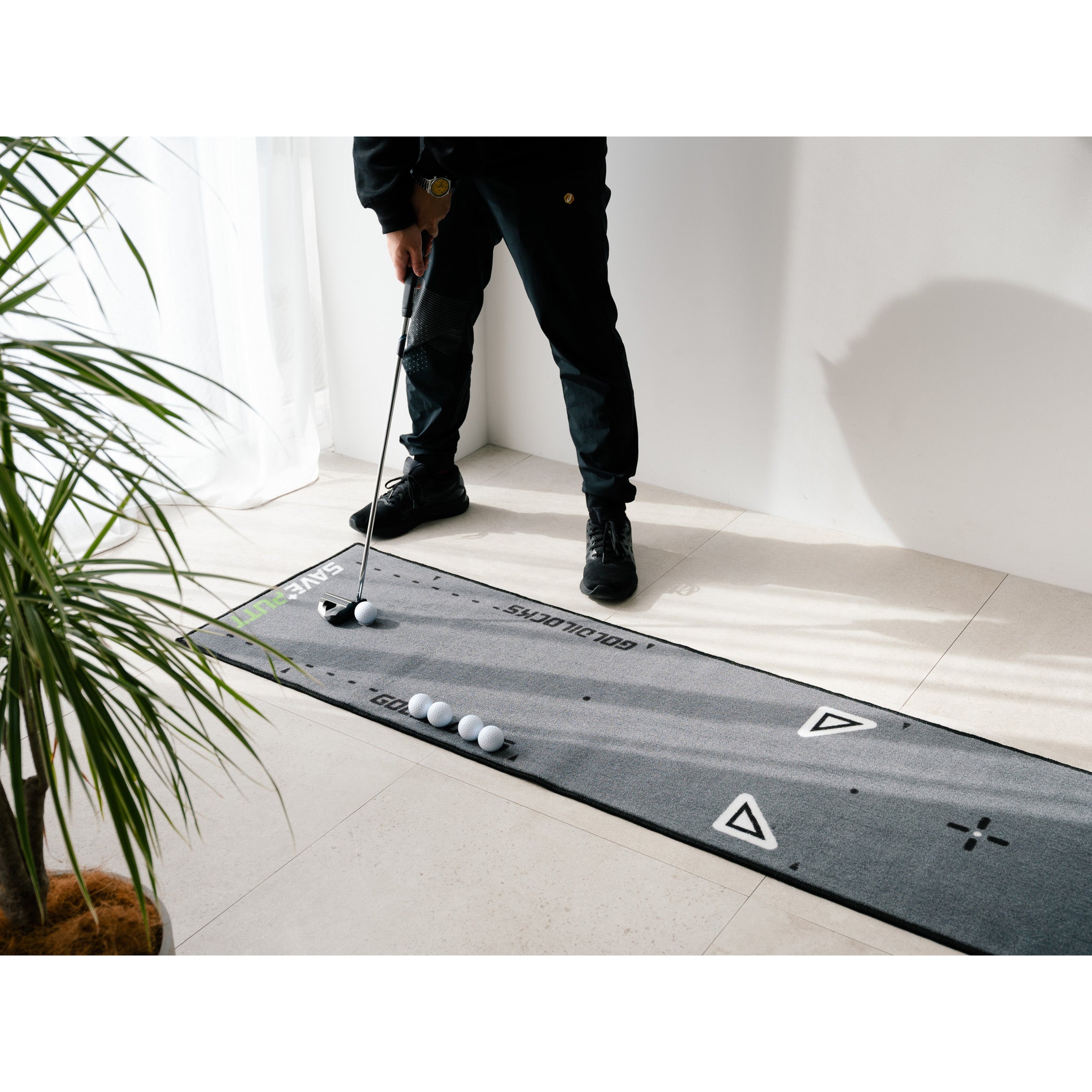 SAVE PUTT Practice Mat アプリ連動 パター練習マット – Goldilocks