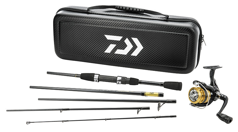 Daiwa Carbon Case Freshwater Travel Combo — Discount Tackle