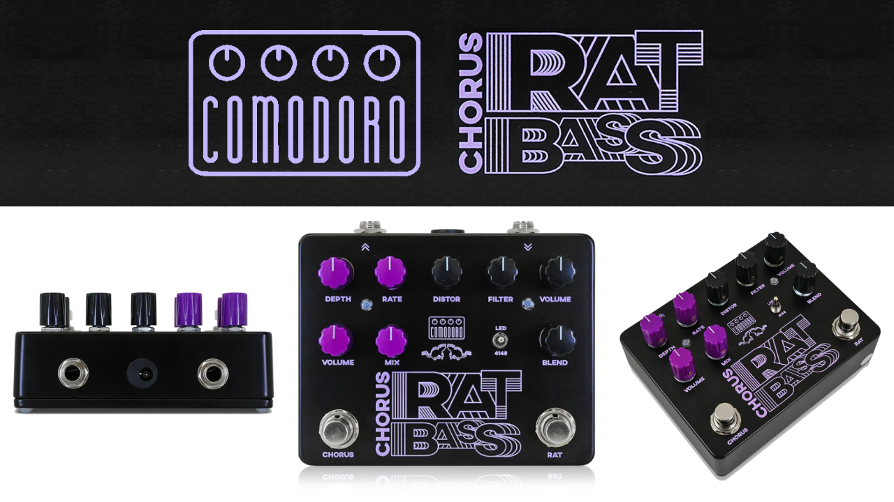 ベースRAT+コーラス Comodoro「CHORUS RAT BASS」が発売！