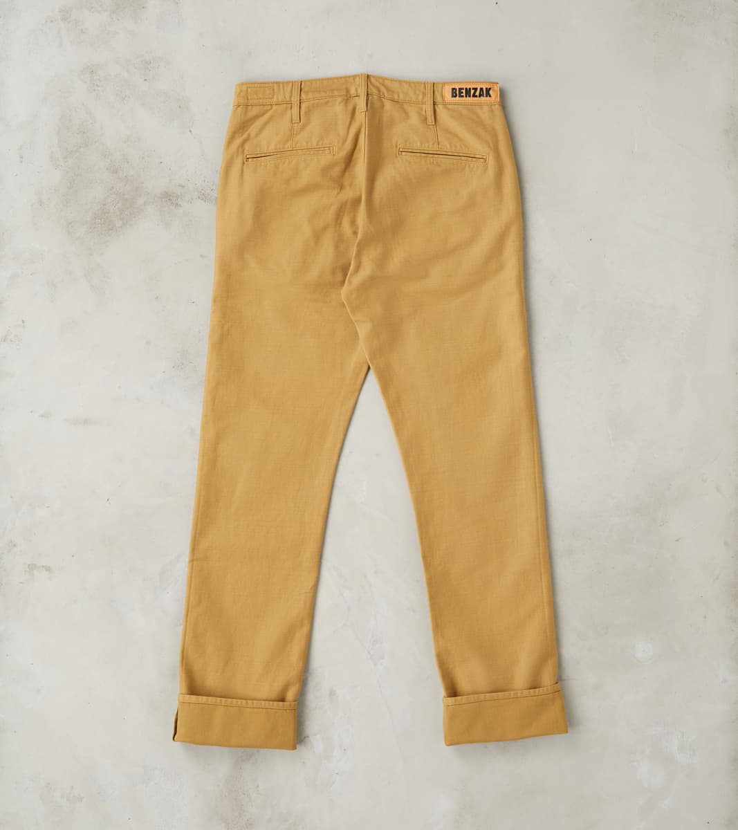 Benzak - BC-03 New Straight Chino - 10oz Golden Brown Military
