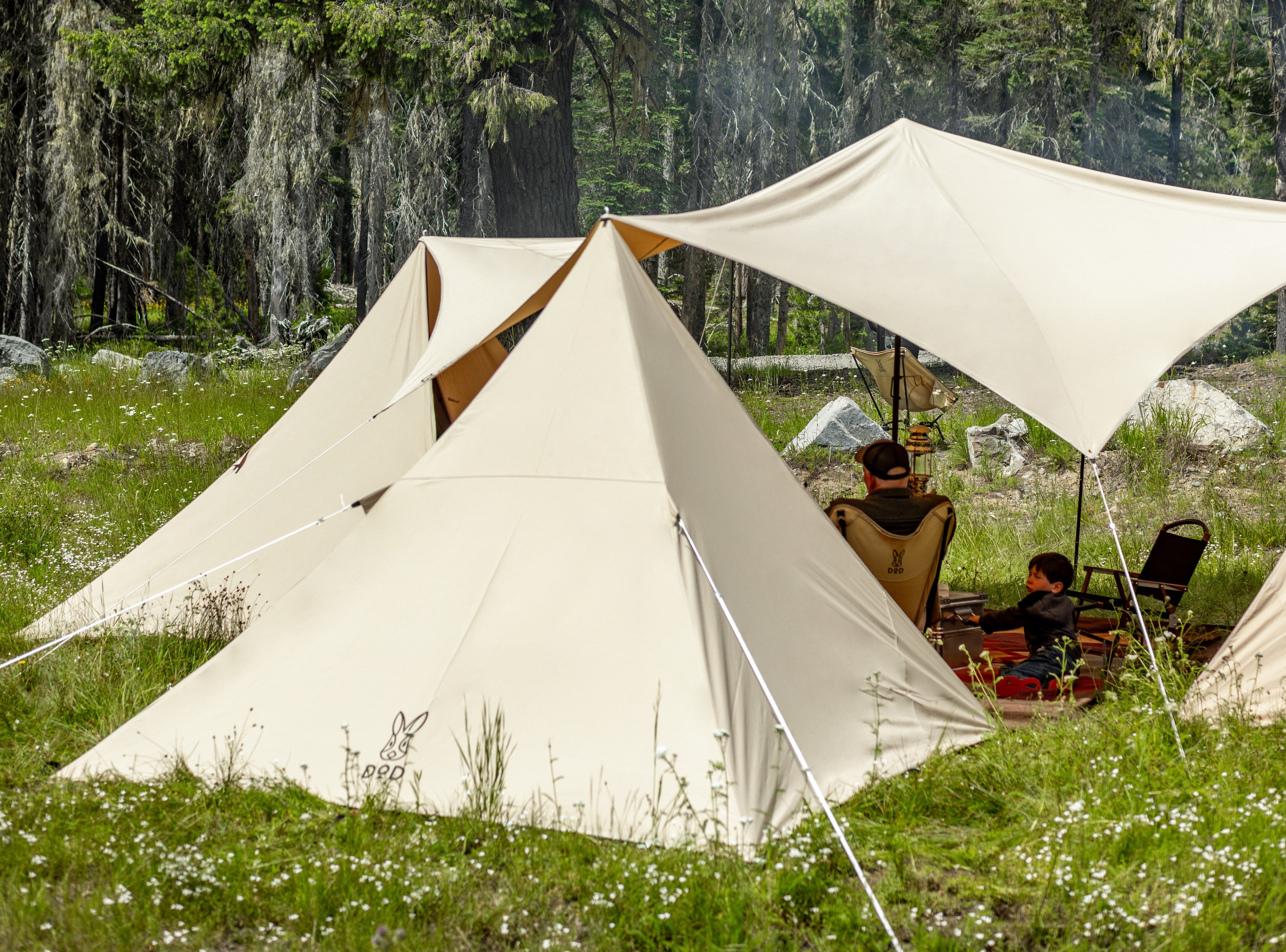 DOD チマキテント CHIMAKI TENTポリコットン T/C生地 Chimaki Village
