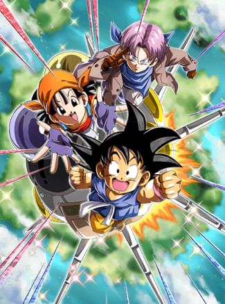 ドッカンバトル】『まだまだ続くアドベンチャー』孫悟空(GT)&パン(GT