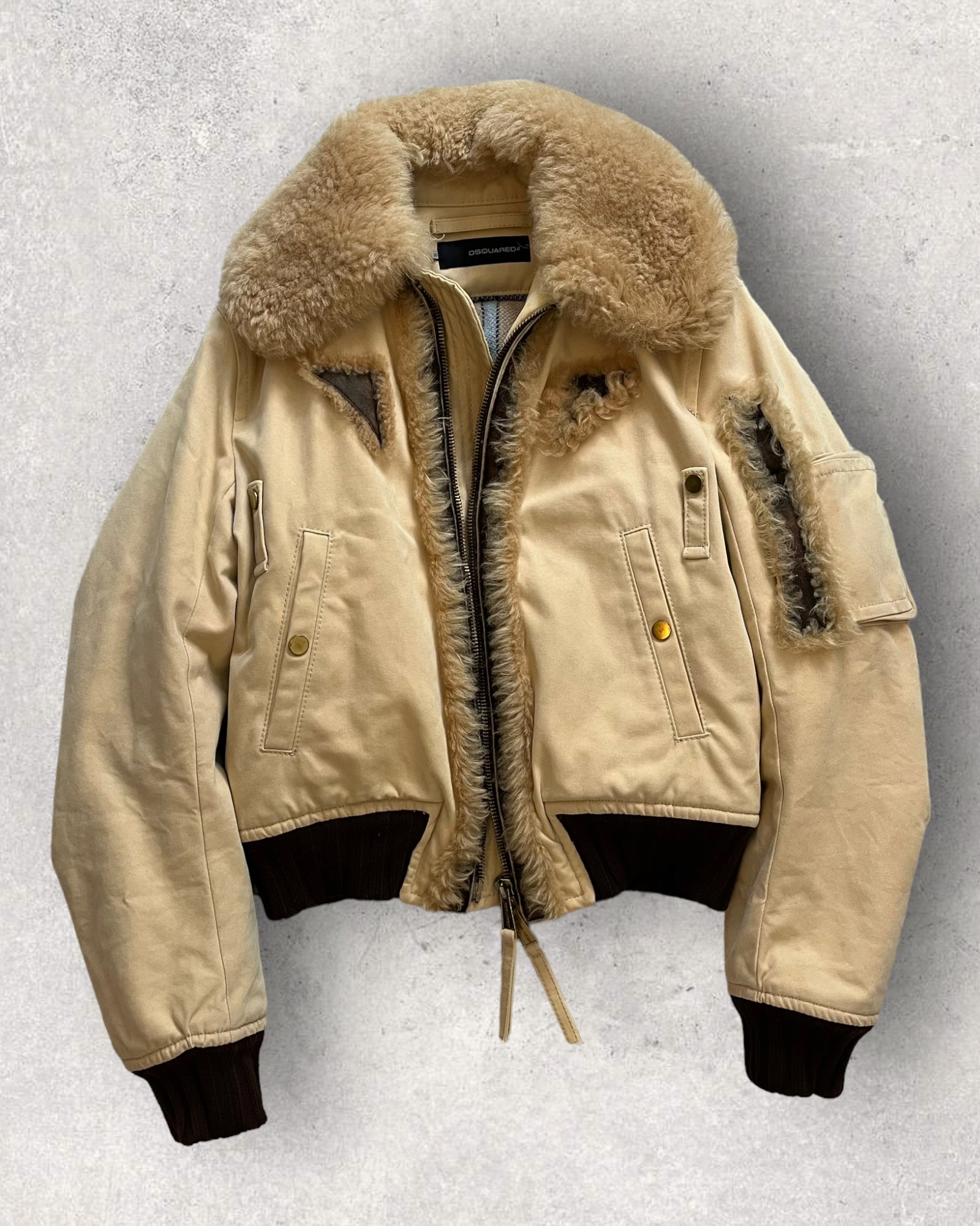 00s DSQUARED2 Fur North Jacket (S/M) – Dolce Vita Hub