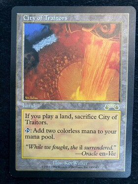 MTG 裏切り者の都/City of Traitors 英語 MTG 裏切り者の都 英語版
