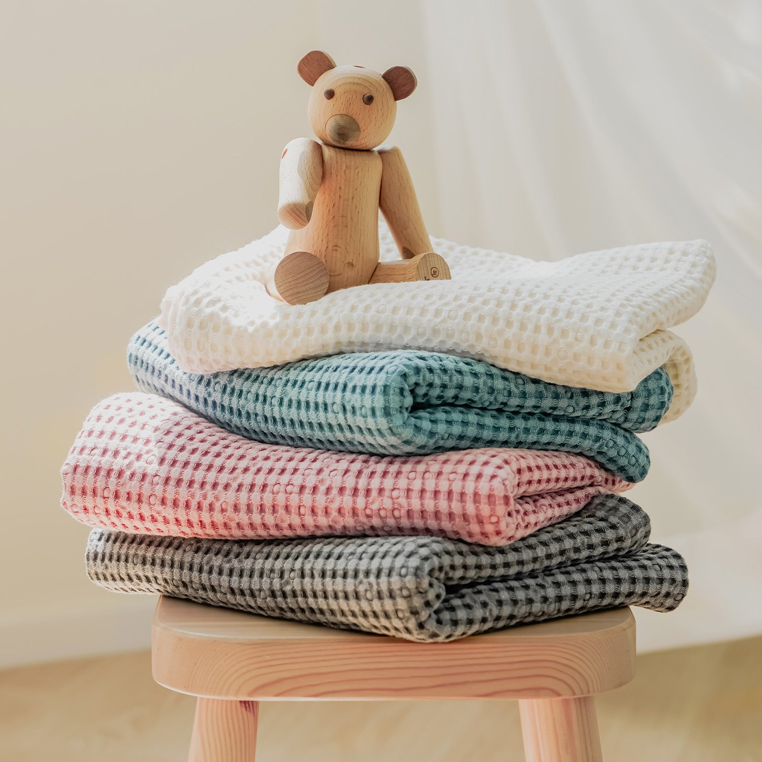 抗菌ベビーワッフルブランケット | CuCuDream（ククドリーム