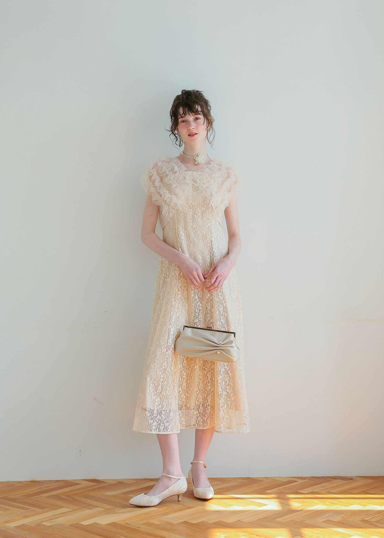 フリルボレロセットレースドレス|DorryDoll