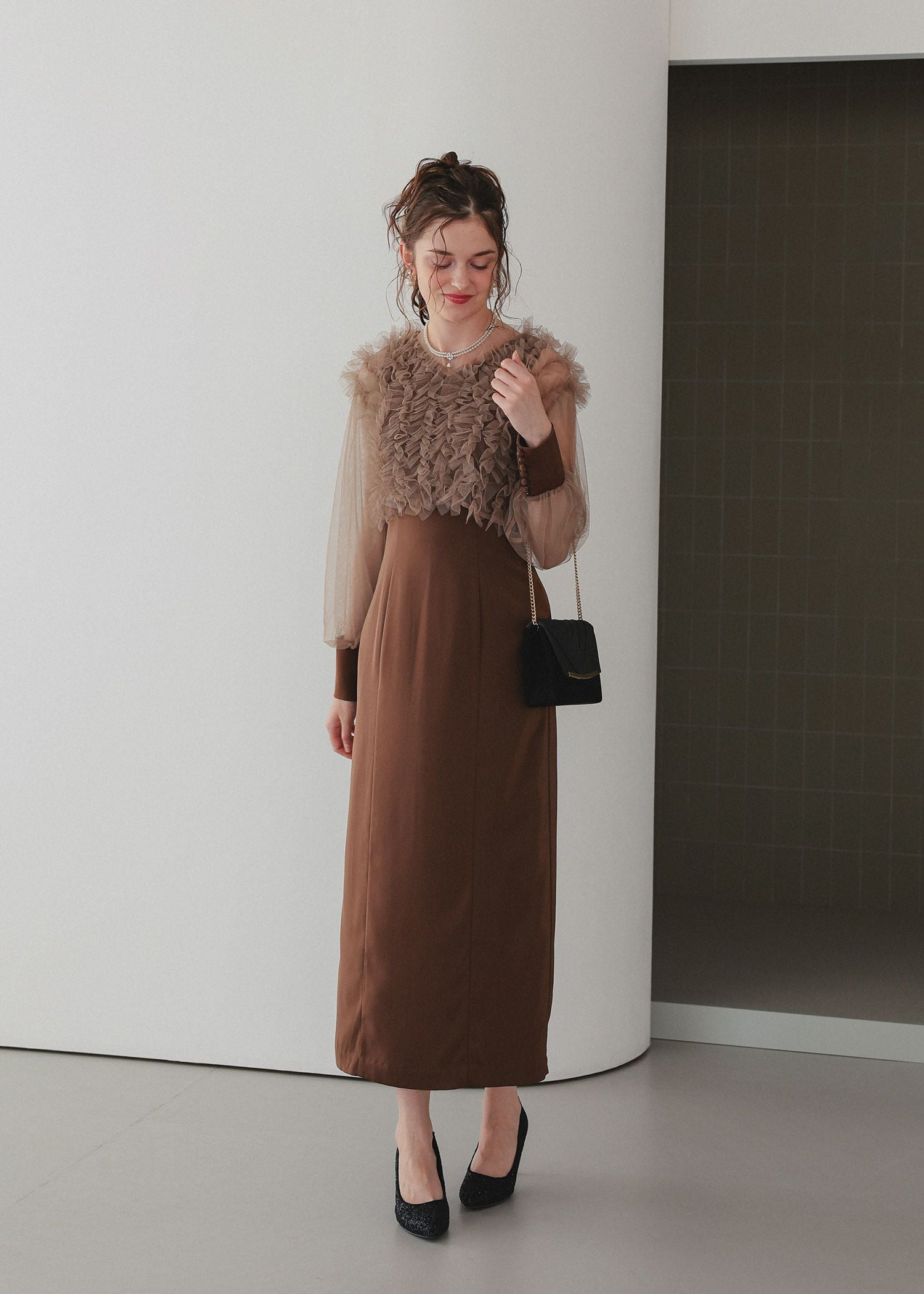 フリルブラウスセットドレス｜DorryDoll