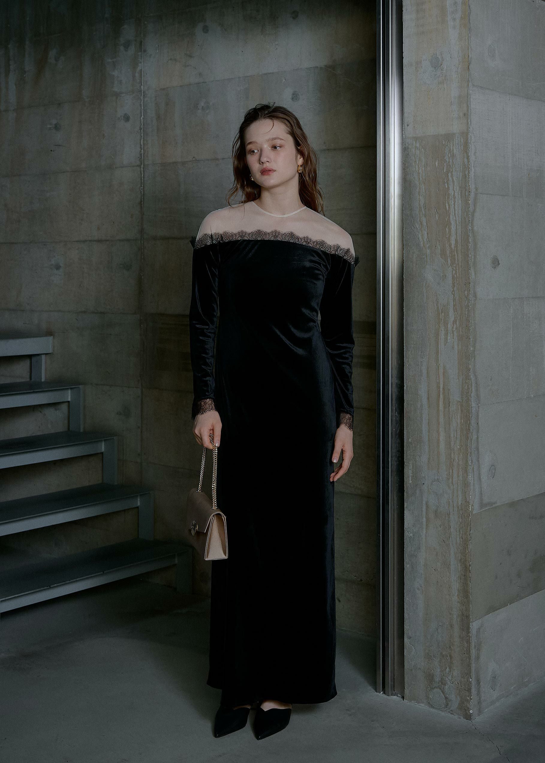 Ladylike velour dressのドレス|Dorry Doll / LE'RURE