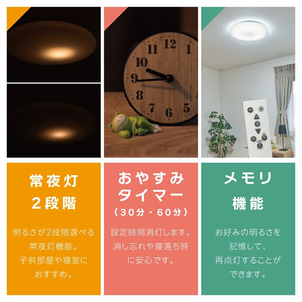 5年保証】LuminousLED(ルミナス) LEDシーリングライト ～8畳用 調光