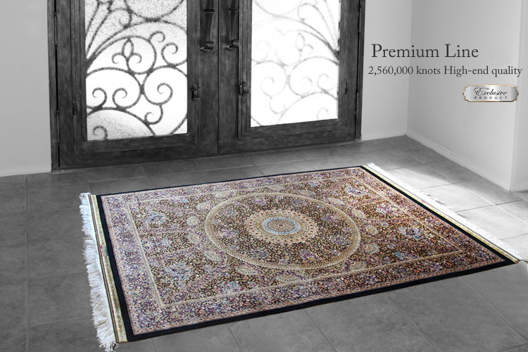プレミアムアート 機械織りペルシャ絨毯玄関マット Premium Line RD