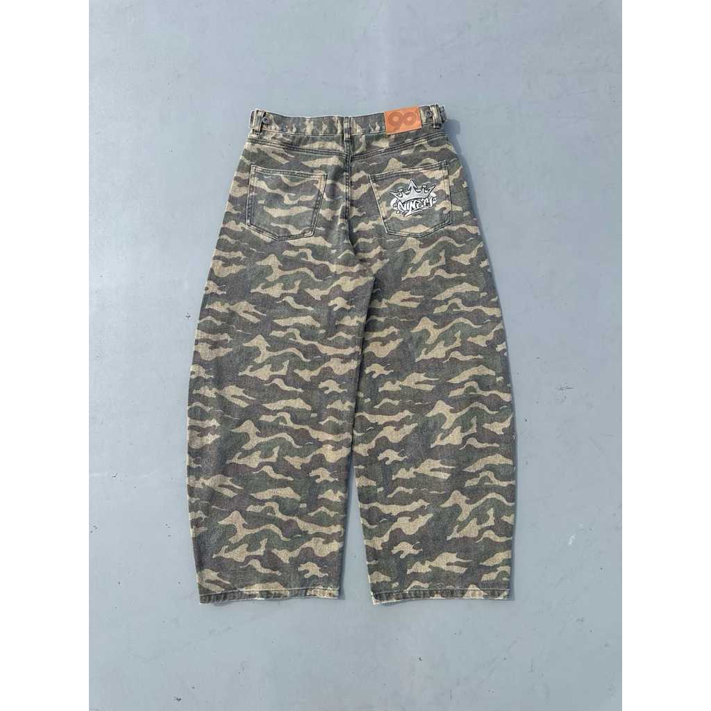 9090 King Logo Assort Ballon Buggy Pants | 蝦皮購物