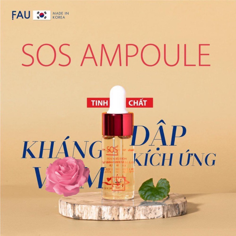 Siêu tinh chất phục hồi làm dịu kích ứng, đỏ da tức thì FAU Skin