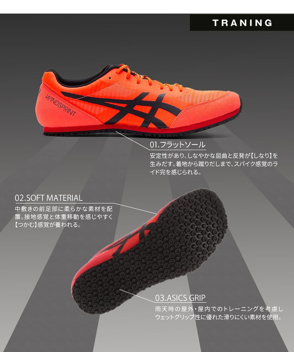 dショッピング |アシックス シューズ メンズ WINDSPRINT 2 1093A117