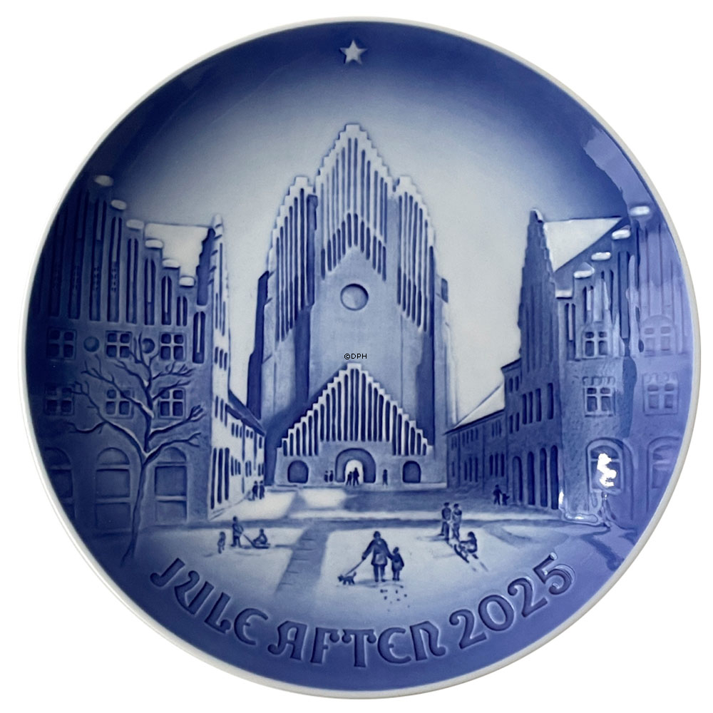 Grundtvigs Church 2025, Bing & Grondahl Christmas plate | Year