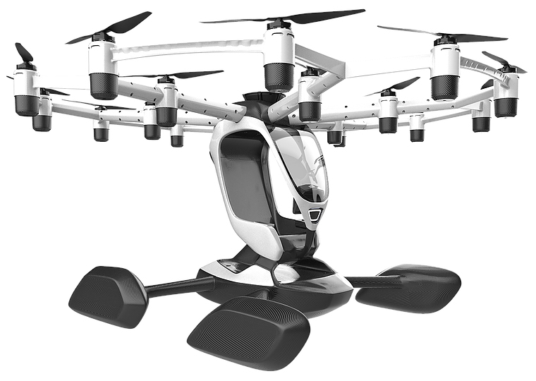 面白そうだけどちょっと怖い？ 完全1人乗りドローン「HEXA