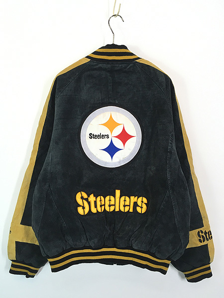 古着 NFL Pittsburgh Steelers スティーラーズ オール スエード レザー
