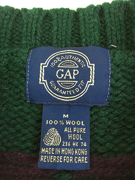 最終売り尽し】古着 80s GAP 雪柄 スノーフレーク ノルディック