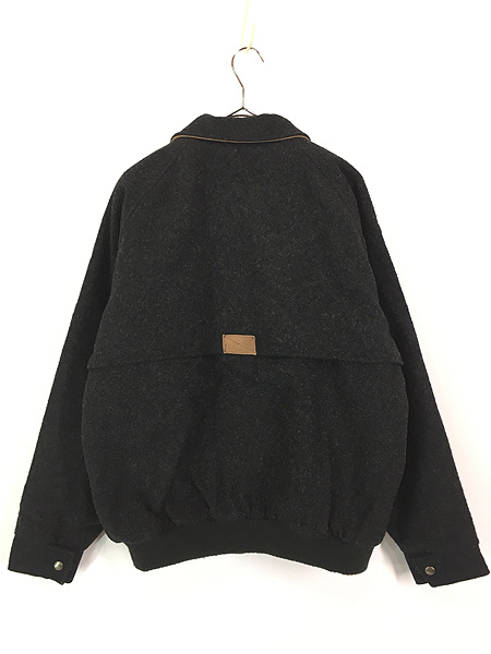 古着 80s USA製 WoolRich チェック ウール ライナー パデッド 比翼