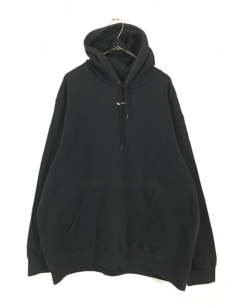 古着 00s NIKE センター スウォッシュ ロゴ 刺しゅう スウェット