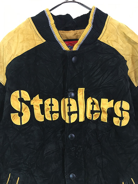 最終売り尽し】古着 NFL Pittsburgh Steelers スティーラーズ本革
