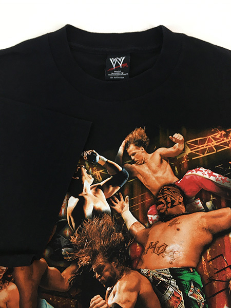 古着 00s WWE 「RAW」 TV 番組 レスリング プロレス Tシャツ XL - 古着