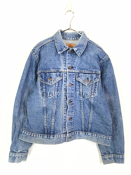 古着 70s USA製 Levi's 70505-0217 4th 濃紺 インディゴ デニム