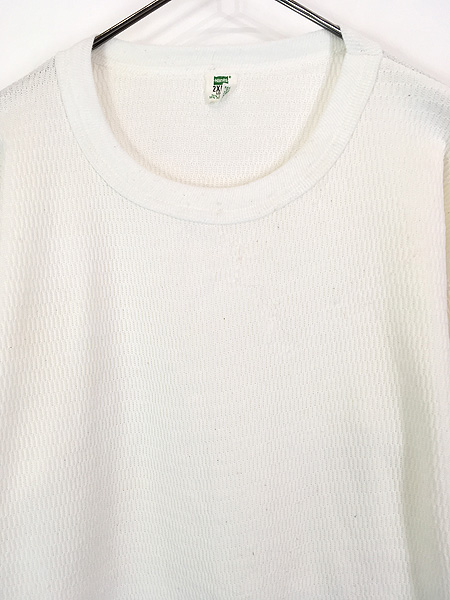 古着 70s Hanes ハニカム サーマル カットソー トップス ビッグサイズ