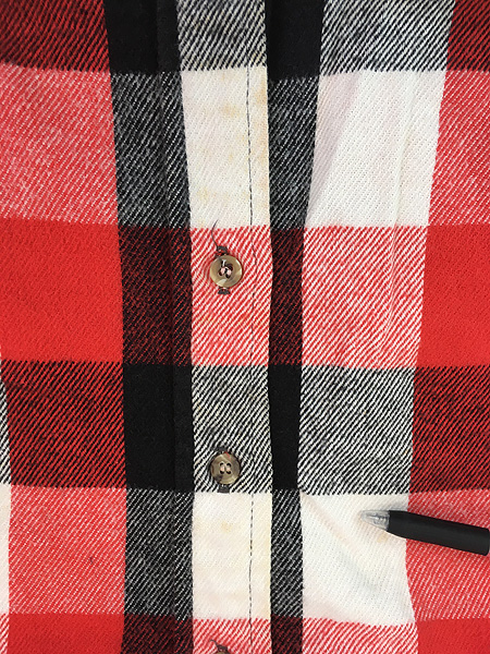 最終売り尽し】古着 80s USA製 FIVE BROTHER 好配色 ブロック チェック