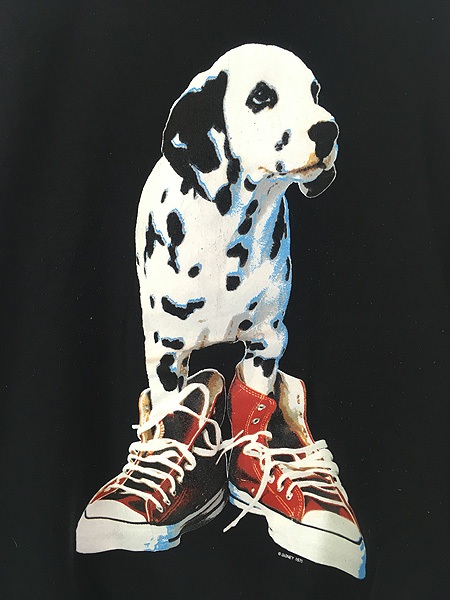 古着 90s USA製 Disney 101匹 わんちゃん ダルメシアン スニーカー