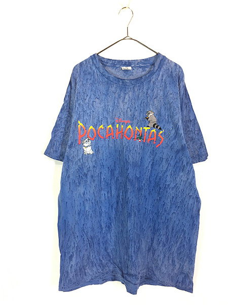 古着 90s USA製 Disney Pocahontas ポカホンタス ミーコ パーシー