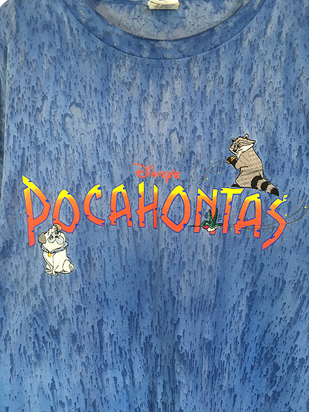 古着 90s USA製 Disney Pocahontas ポカホンタス ミーコ パーシー