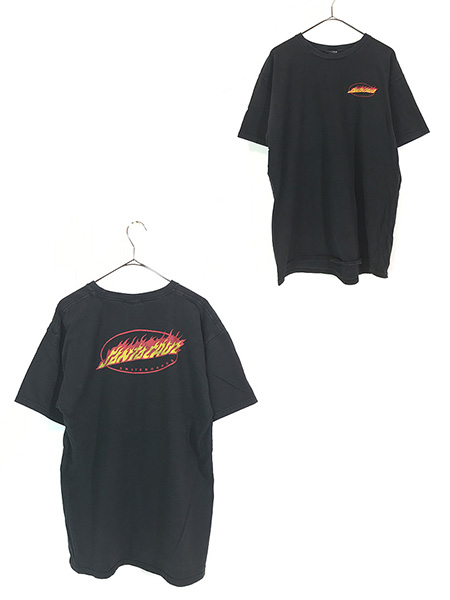 古着 00s NHS SANTA CRUZ サンタ クルーズ ファイヤー ロゴ 100